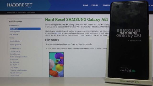 SAMSUNG GALAXY A51 | Как выглядит анимация загрузки на SAMSUNG GALAXY A51 смотреть онлайн