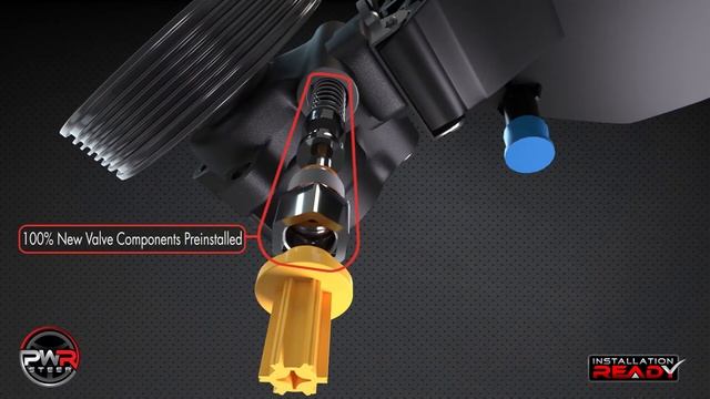 3D Animation of a Power Steering Pump - Produced by HD GROUP 636-227-4443 смотреть онлайн