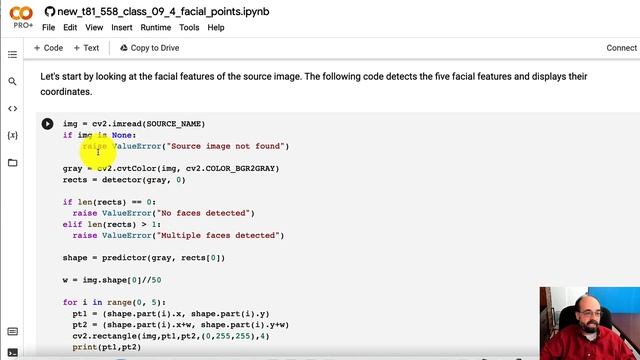 Detect Facial Features for StyleGAN Cropping (9.4) смотреть онлайн