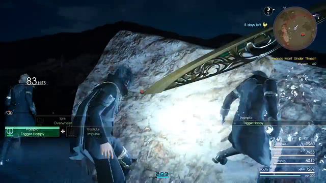 FINAL FANTASY XV My Hero Prompto saves me from a...rock? смотреть онлайн