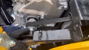 Снегоуборщик. Замена ремня привода шнека