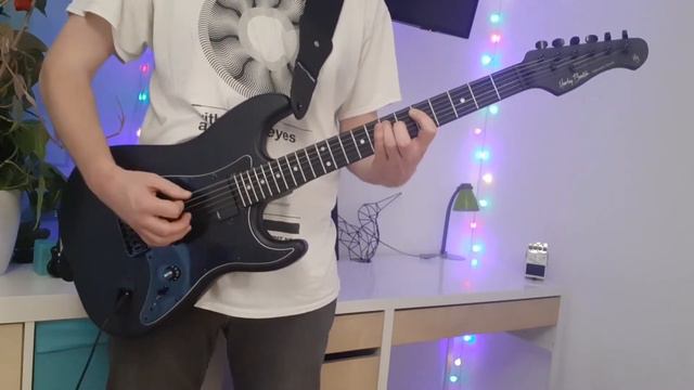 Harley Benton ST-20HH Active SBK 2022, Sound CLEAN Demo, Jim Root Strat Style, Tones смотреть онлайн