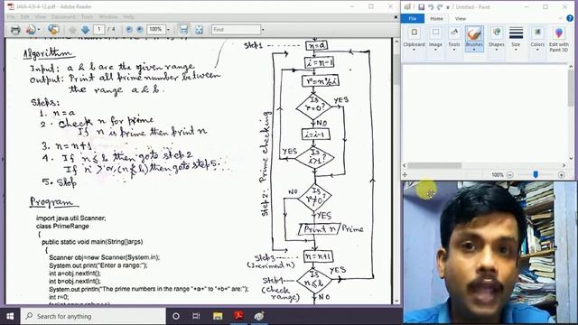 JAVA Programming 4.6 | Loop in java | Prime Number Generation within a Range program смотреть онлайн