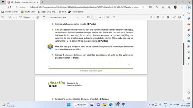 Desafio 2 Postgres SQL смотреть онлайн