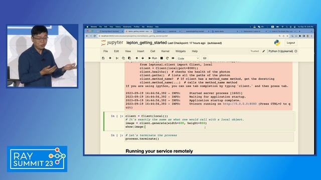 Python-centric AI Application Building in Minutes with Lepton and Ray смотреть онлайн