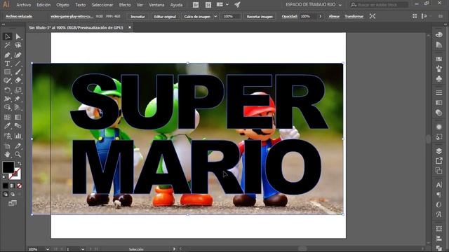 Como crear una MASCARA DE RECORTE con TEXTO Y FORMAS en ILLUSTRATOR - (Jonathanrijo.com) смотреть онлайн
