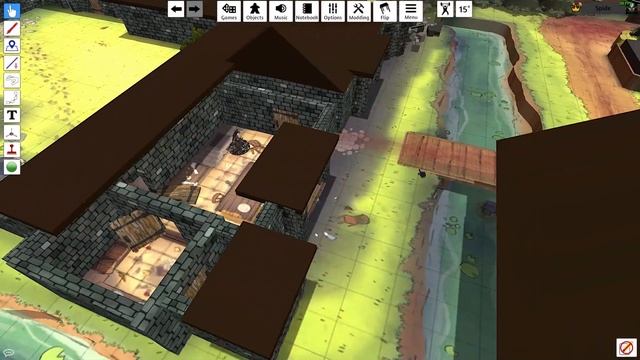 Tabletop simulator - Using walls with flat colliders to build battlemaps смотреть онлайн