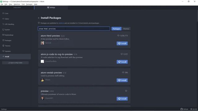 How To Install Live Preview on ATOM CODE EDITOR 2022 смотреть онлайн