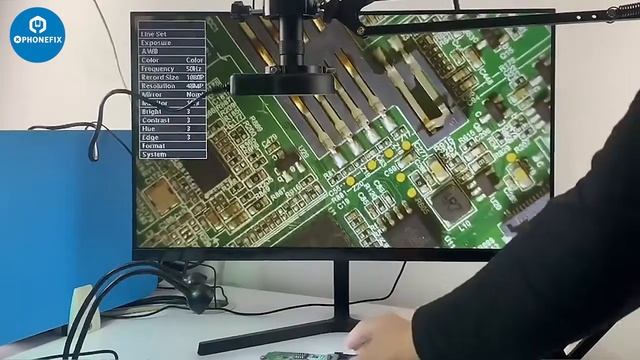 48MP 4K 1080P HDMI USB Industrial Video Digital Microscope Set смотреть онлайн