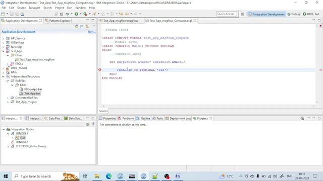 Different way of Propagating a message through compute node | IBM Integration Bus(IIB/ACE) #esql смотреть онлайн