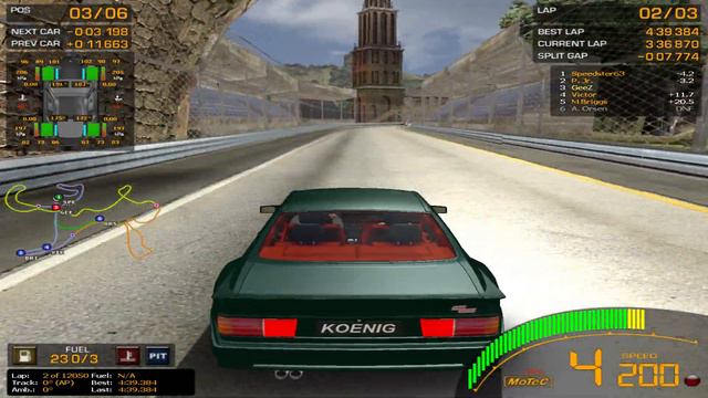 GTR 2: Mercedes-Benz 500 SEC K. S. - Eifel - GT '80s смотреть онлайн