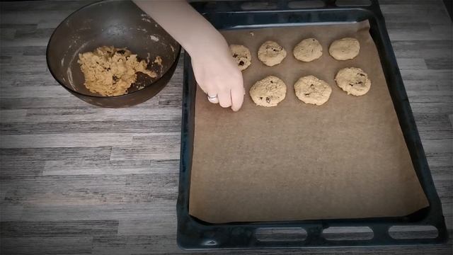Печенье из пшёнки с шоколадом, без сахара, без глютена, без лактозы