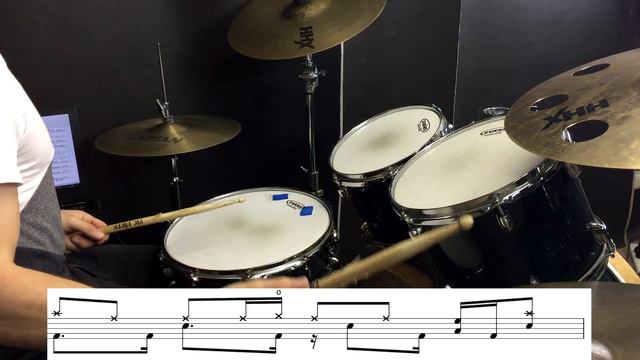 Hysteria Drum Tutorial - Muse смотреть онлайн