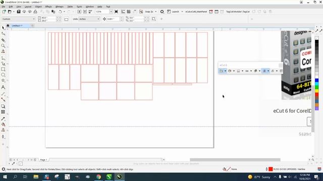 Corel Draw Tips & Tricks Monster Macro and Ecuts CUT ORDER Part 2 Nesting смотреть онлайн