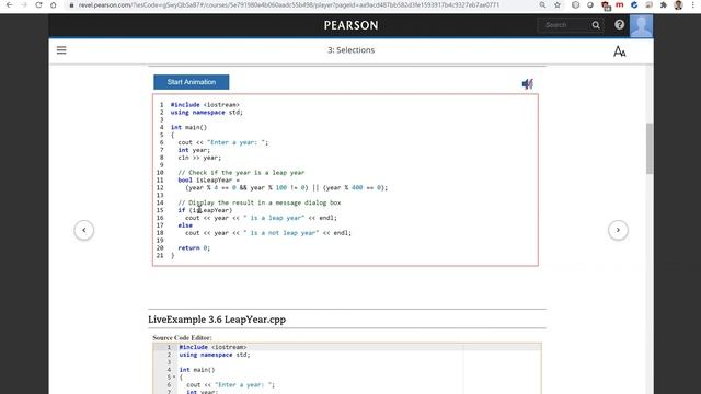 Daniel Liang C++ Section 3.11 смотреть онлайн