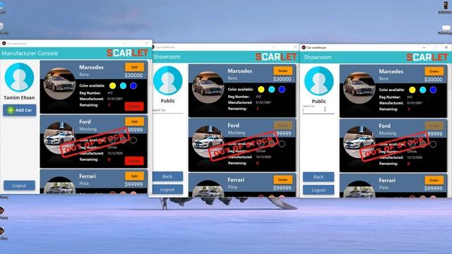 Scarlet: A Car retailer simulating software using JavaFX and Socket Networking смотреть онлайн