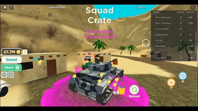 ТАНКИ В Tank Simulator (Roblox) #2 смотреть онлайн