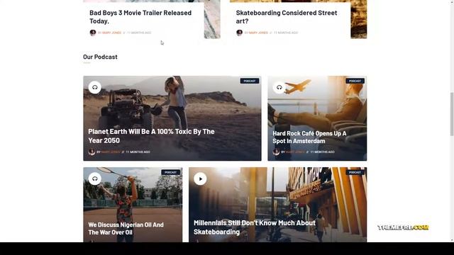 Zeek - A Clean WordPress Blogging Magazine Theme blogging light Azumi смотреть онлайн