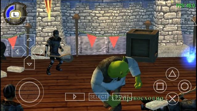 Старые руины, прохождение игры Шрек 3 #4 без голоса смотреть онлайн