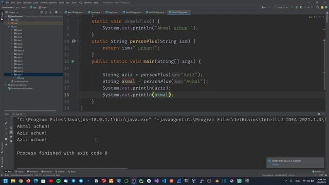 Java Darslari #17 dars Javada Class va OOP tushunchasi смотреть онлайн