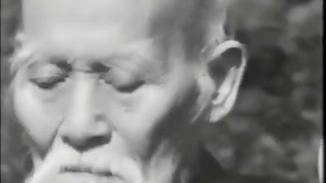 Morihei Ueshiba And Morihiro Saito In Iwama 1964