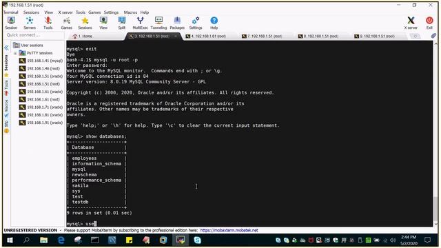 MySQL : How to check client connection in MySQL workbench. смотреть онлайн