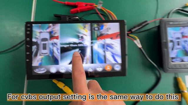 How to set 360 3D pro camera system video output (CVBS/AHD) after connect android radio or monitor? смотреть онлайн