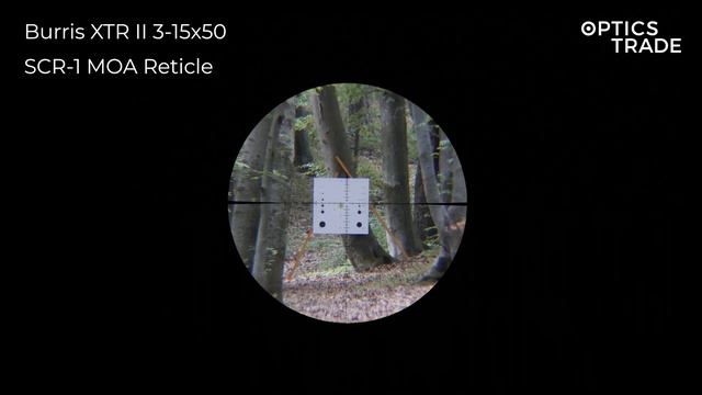 Burris XTR II 3-15x50 Reticle SCR-1 MOA | Optics Trade Reticle Subtensions смотреть онлайн