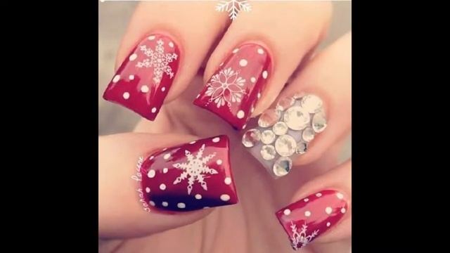 Лучшие идеи новогоднего маникюра смотреть онлайн