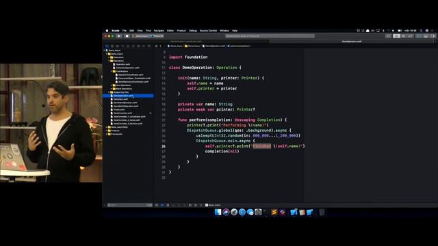 Coordinating async operations in Swift - Daniel Saidi смотреть онлайн