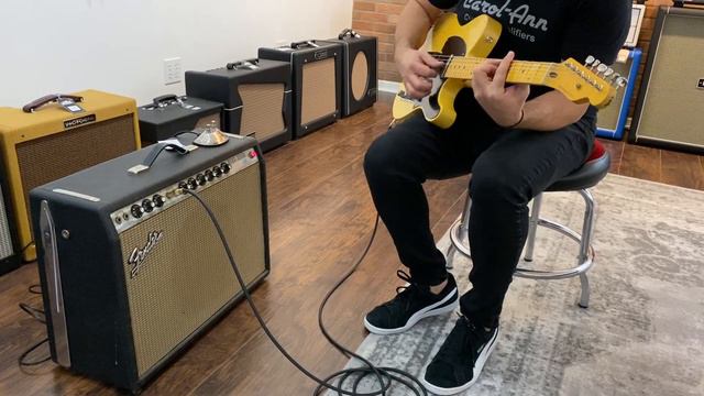 1968 FENDER DELUXE REVERB AMP AB763 CIRCUIT Clean Tone