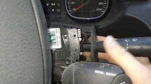 Демонтаж и замена подрулевого рычага переключения дворников