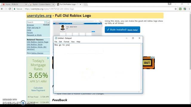 How To Change The ROBLOX Logo / Working смотреть онлайн