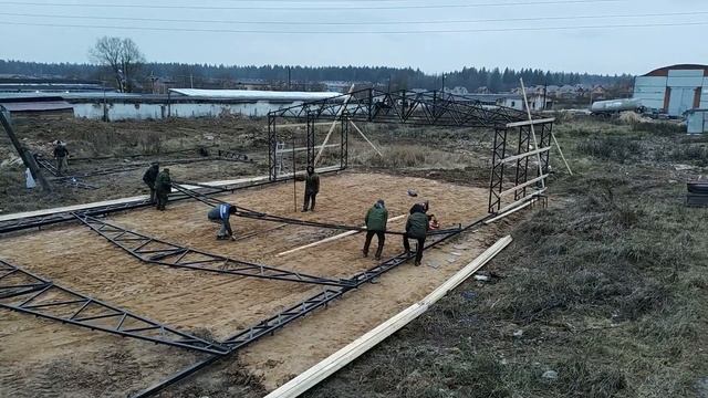 ✅Собрать АНГАР Самому ✅ КУДА Проще Чем вам кажется! Ангар гараж-ставим за час! смотреть онлайн