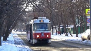 Трамвай Tatra-t3 (МТТА) №30480 с маршрутом №23 «Метро Сокол - Михалково»