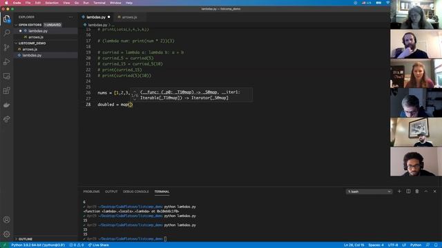 W4D3: Lambda Functions and List Comprehensions смотреть онлайн