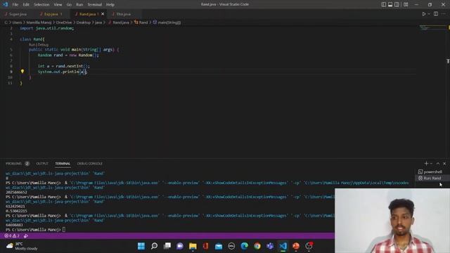 RANDOM CLASS IN JAVA || GENERATE RANDOM NUMBERS || JAVA || JAVA PROGRAMMING смотреть онлайн