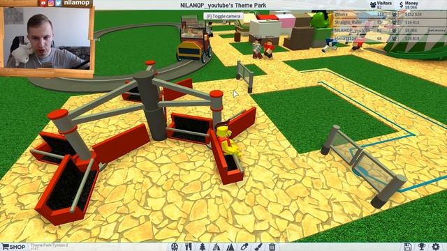 №885: АТТРАКЦИОН ЧЕРТОВО КОЛЕСО В РОБЛОКС(Roblox - Theme Park Tycoon 2) #4 смотреть онлайн