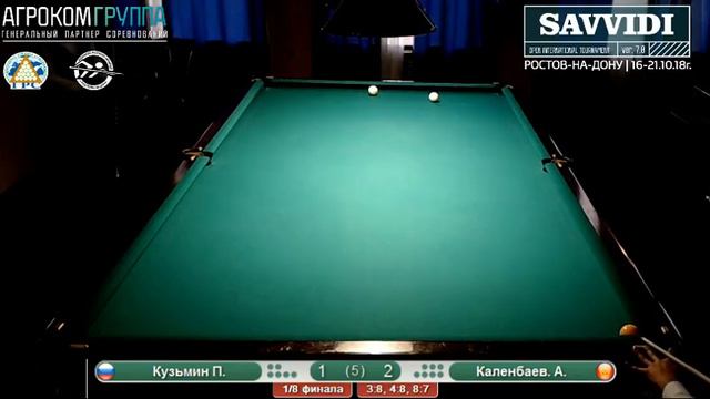 Savvidi 2018 Кузьмин П. - Каленбаев. А. (Стол 5) смотреть онлайн