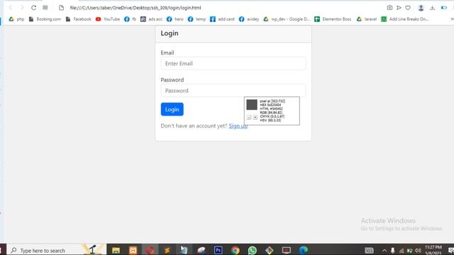 create login page easily using html css bootstrap | earn money by web design смотреть онлайн