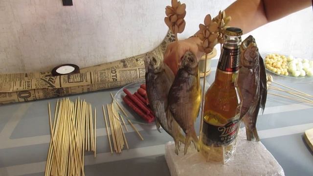 Букет для мужчины | Как сделать букет в ПОДАРОК смотреть онлайн