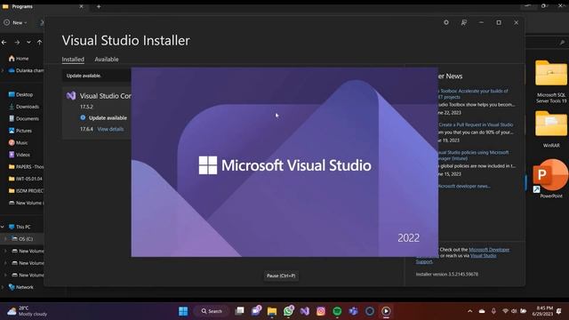 How to install visual studio 2022 #dula_yapa #visualstudio2022 #install #howto смотреть онлайн