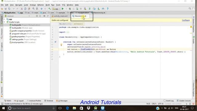 How to Convert Android Java Project to Kotlin Language 2017 смотреть онлайн
