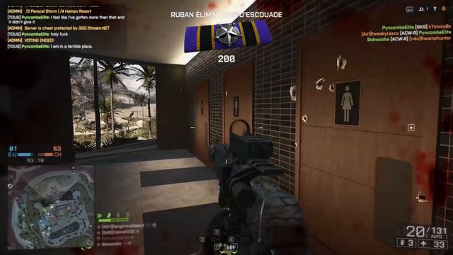 Battlefield 4 : Some epic moves with AEK-971 смотреть онлайн