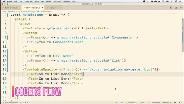 React Native Destructuring Props part 5 смотреть онлайн