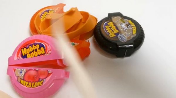 Hubba Bubba Bubble Tape - Mega Long 3x Orange, Cola Party & Fancy Fruit Gum