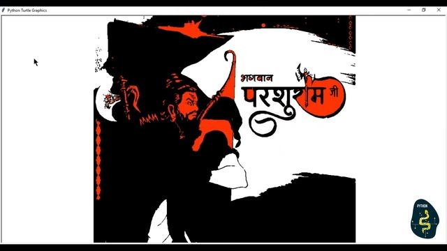 Draw Parashuram Using Python Turtle Code | Python Programming Hub смотреть онлайн