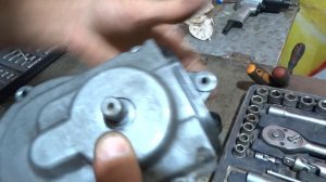 Как собрать крышку вариатора, механизм кик стартера скутера хонда дио 27