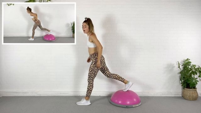 INTENSE Glute and Lower Body Training At Home | Trainer Kaitlin BOSU® Workout смотреть онлайн