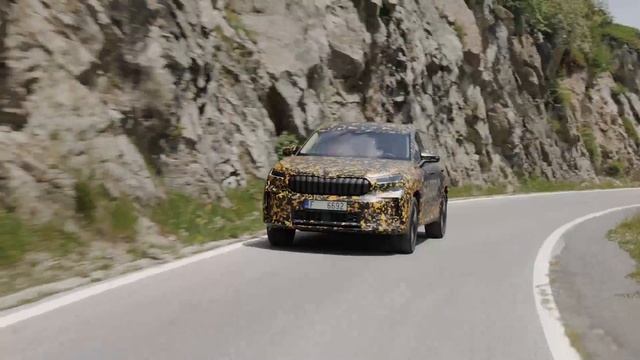 SKODA KODIAQ 2024 - Spy Teaser Drive Test смотреть онлайн